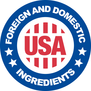 Made in USA certification badge for Trim X supplement - natural wellness product manufactured in United States